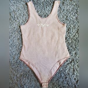 Urban Nation Butterfly Sleeveless Bodysuit, size M